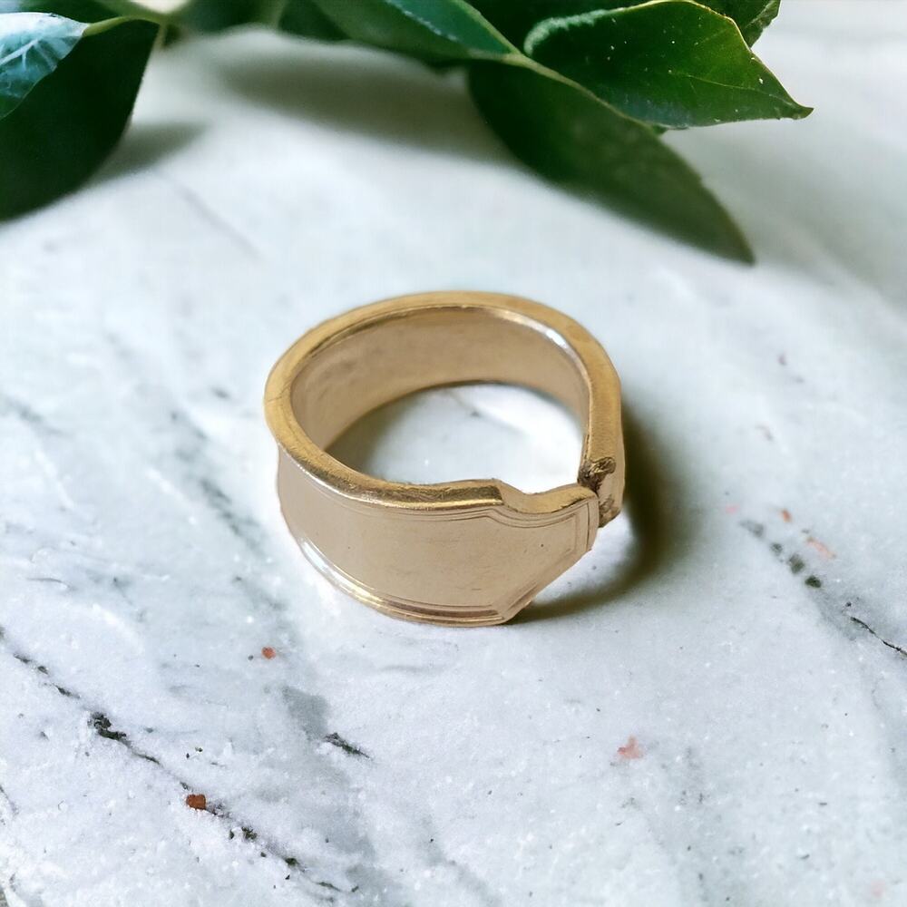 Vintage Silver Ring, Sterling Women’s Boho Band, Size 10 Unique Jewelry
